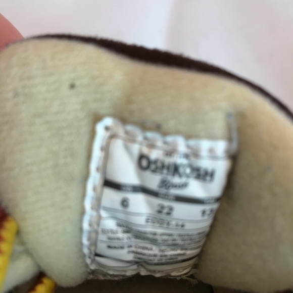 OshKosh B'Gosh Eddy 14 Lace Up Boot toddler 6 - Picture 8 of 8